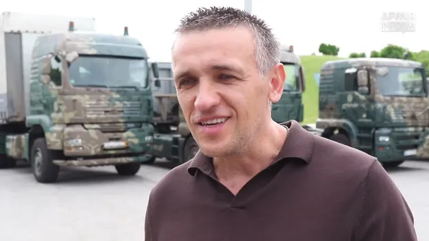 Фонд, заснований волинянином, передав ЗСУ партію вантажівок (фото, відео)