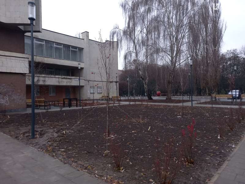 Камінь та концентрація лавок: що коїться на площі перед РАЦСом у Луцьку (фото)