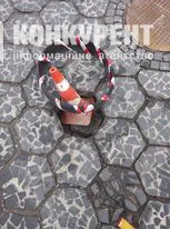 У центрі Луцька провалюється трилінка (фото)