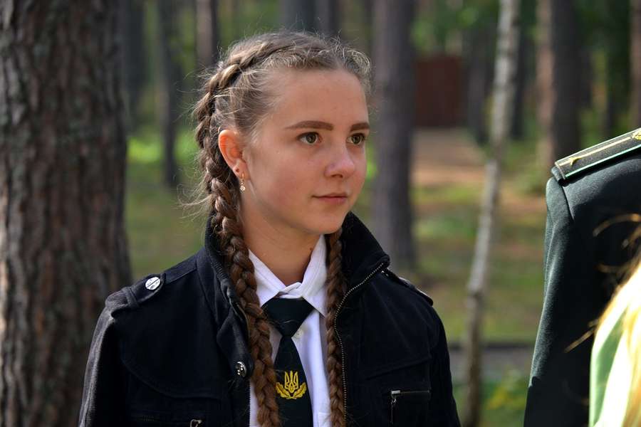 Учениця  Маневицького шкільного лісництва