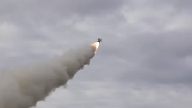 Над Волинню збили ворожу ракету (відео)