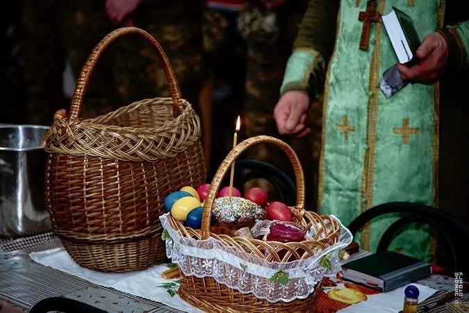 Як волинські нацгвардійці зустріли Великдень (фото)