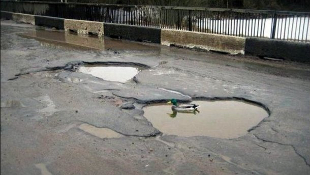 Українські дороги – одні з найгірших у світі 