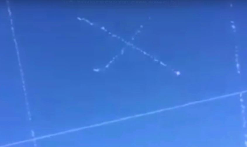 На небі: американські пілоти зіграли у «Хрестики-нулики»  (відео)