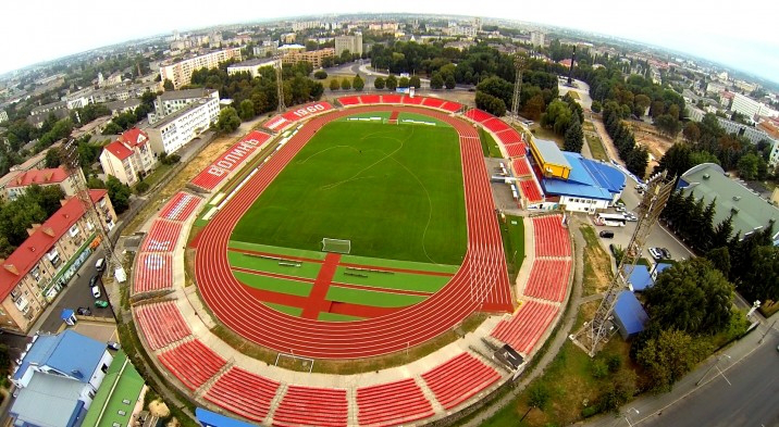 Луцький стадіон «Авангард» зможе приймати міжнародні легкоатлетичні змагання