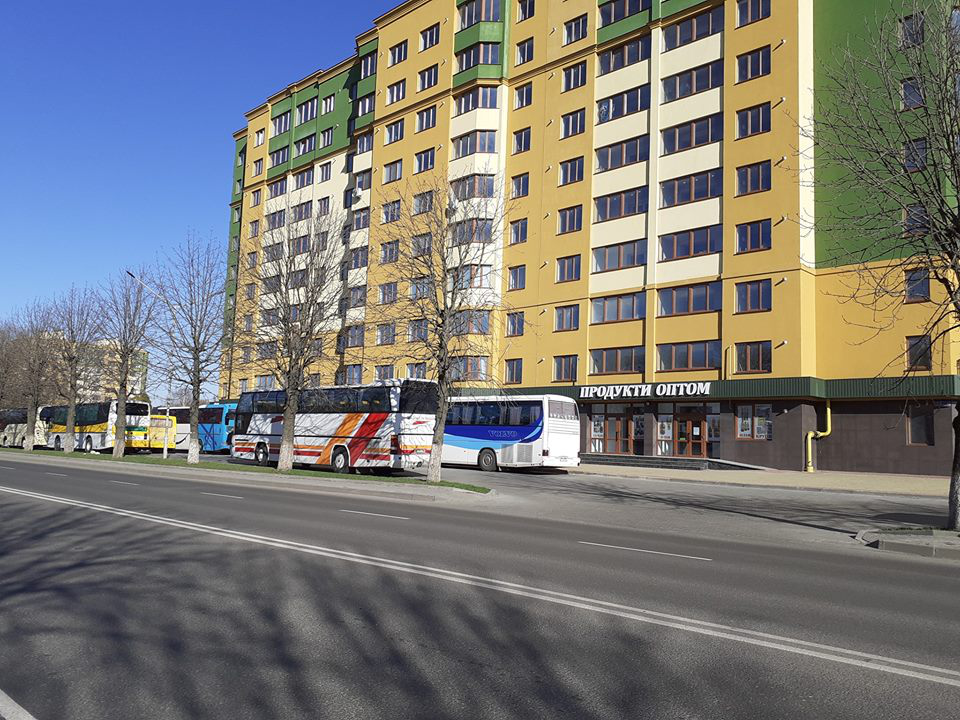 Автобуси у Луцьку: у мережі говорять про «масовку» для Тимошенко (фото, відео)