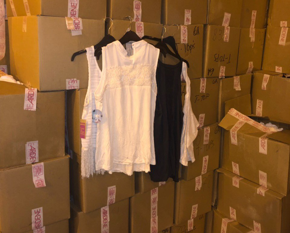 В «Ягодині» знайшли «зайвий» одяг з Америки на понад 13 мільйонів гривень