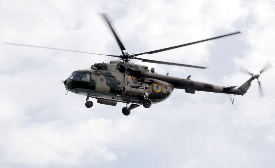 На Рівненщині під час навчань впав вертоліт: екіпаж загинув