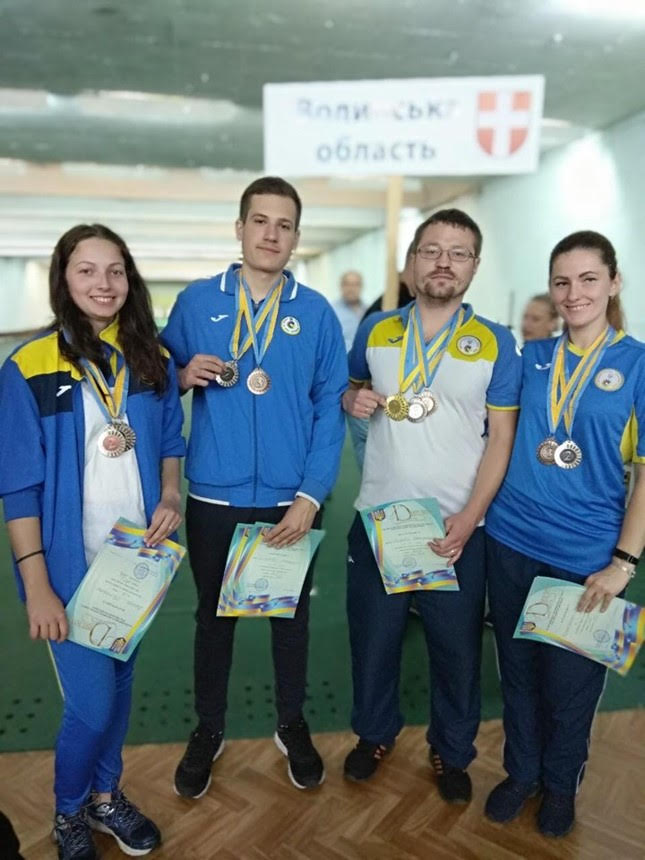 Волиняни привезли з чемпіонату України з кульової стрільби 11 нагород