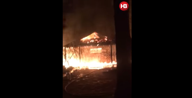 Під Києвом спалили дім ексголови Нацбанку Гонтаревої (відео)