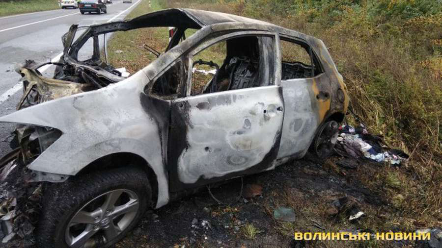 Сім’я із авто, яке згоріло на Волині, потребує допомоги