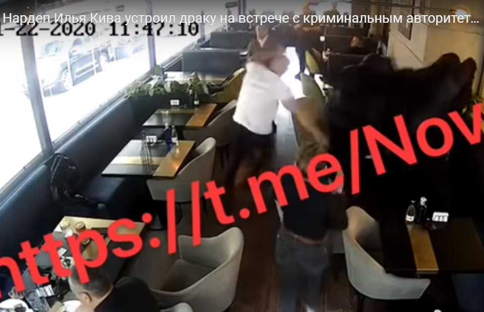«На Одесу»: Кива влаштував бійку в київському ресторані (відео)