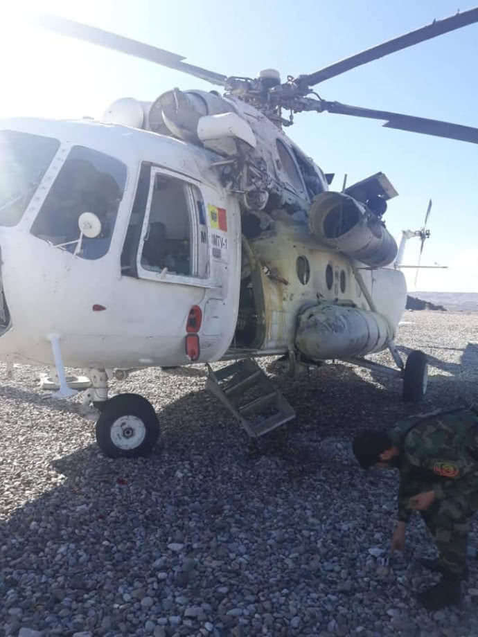 В Афганістані у молдовський вертоліт потрапили ракетою: постраждали українські пілоти (фото)
