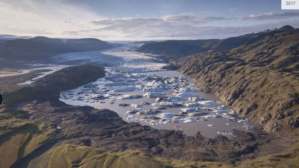 Тануть з рекордною швидкістю: як змінилися льодовики Ісландії за 35 років (фото)