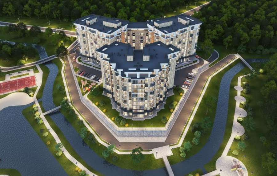 У Луцьку відновили будівництво житлового комплексу преміумкласу (фото)