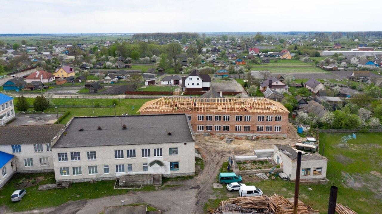 На Волині у селі будують нову школу за 21 мільйон гривень (фото)