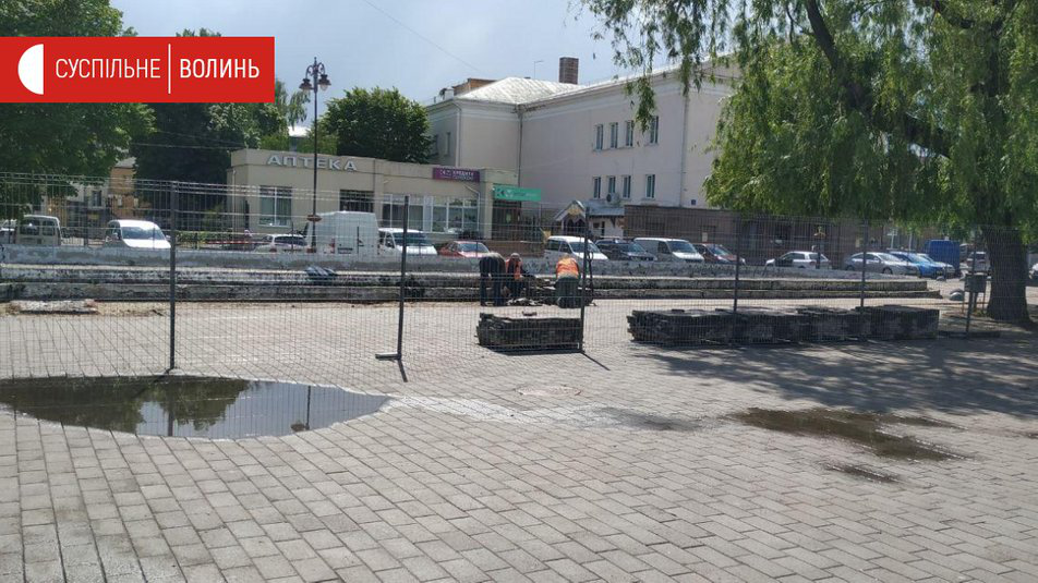 Музичний фонтан в центрі Луцька планують спорудити до Дня міста