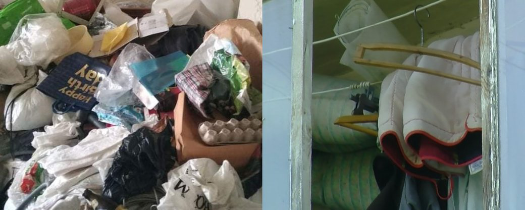 Лучани скаржаться на сусіда, який 20 років захаращує квартиру (фото, відео)