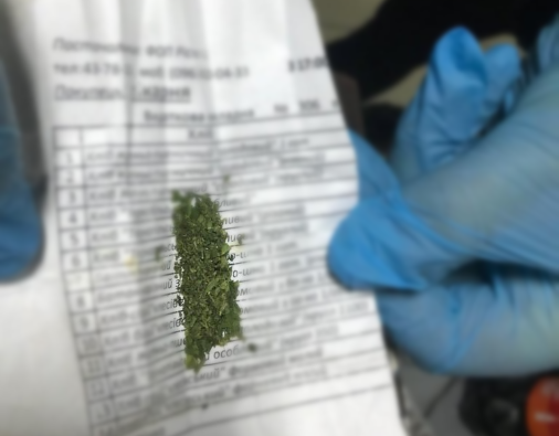 В «Ягодині» в пасажира автобуса знайшли марихуану в кишені (фото)