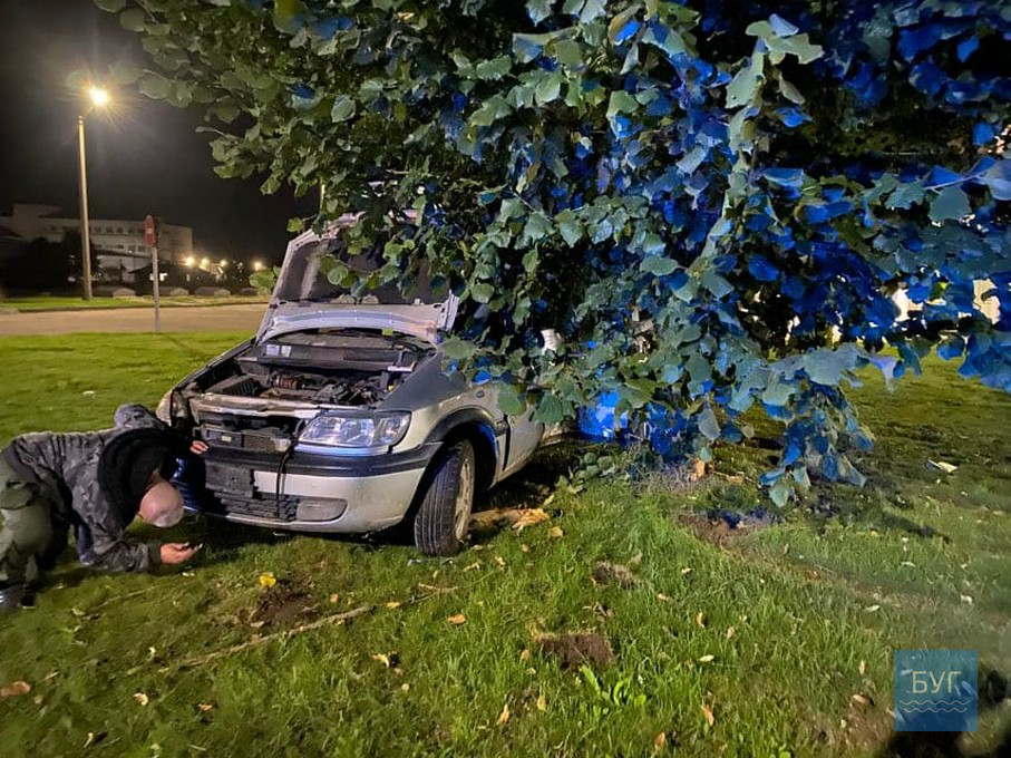 У Володимирі автомобіль злетів з дороги і врізався у дерево (фото)