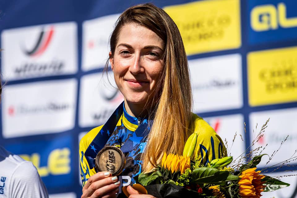 Лучанка стала бронзовою призеркою чемпіонату Європи з маунтенбайку