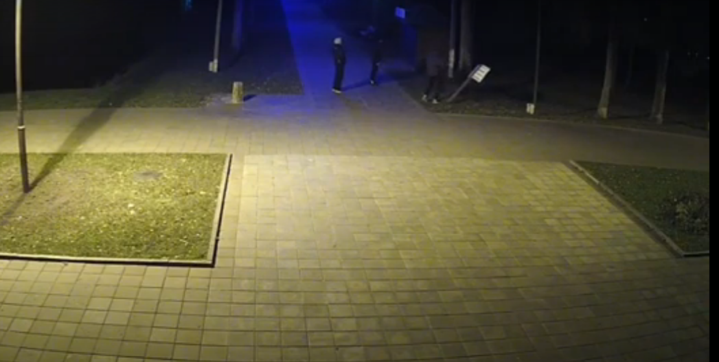 У парку Луцька потрощили майно: муніципали просять розпізнати вандалів (відео)