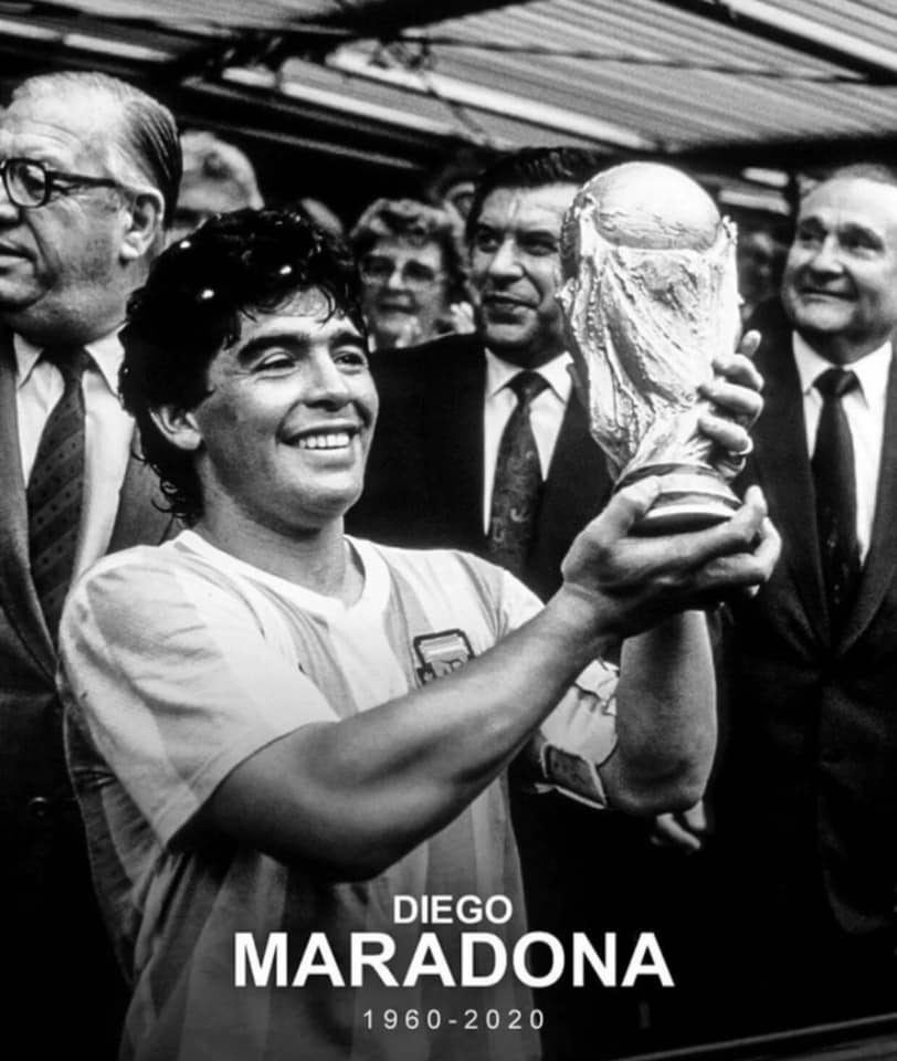 Помер легенда футболу Дієго Марадона