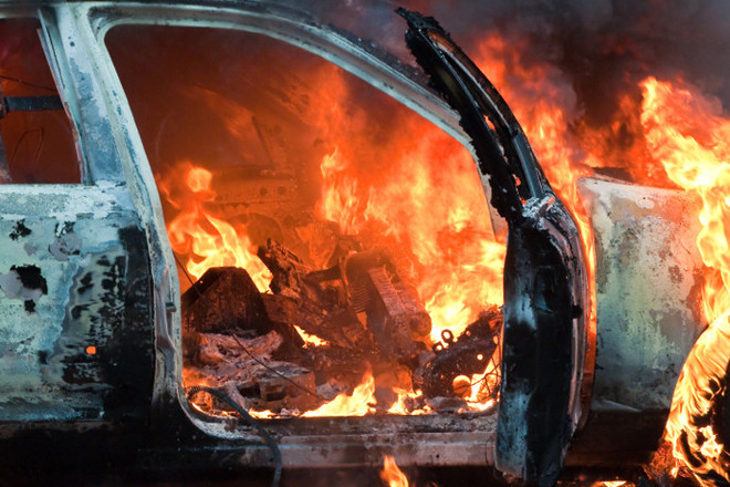 Ревнивий лучанин спалив у Ківерцях автомобіль