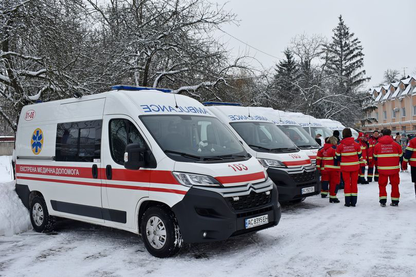 Волинські бригади швидкої допомоги отримали нові автомобілі