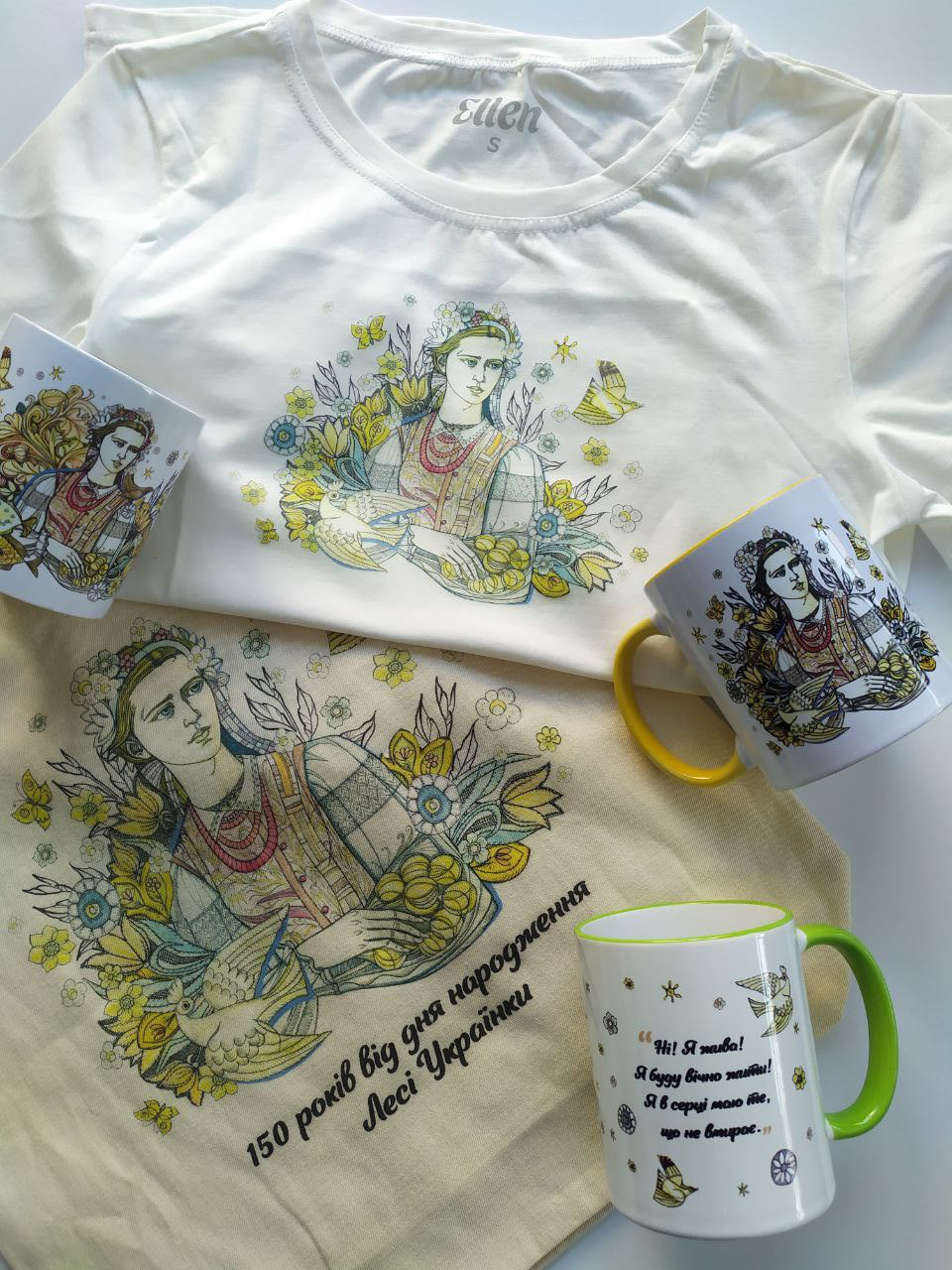 Екоторби, футболки, чашки: у Луцьку виготовили сувеніри до дня народження Лесі Українки (фото)