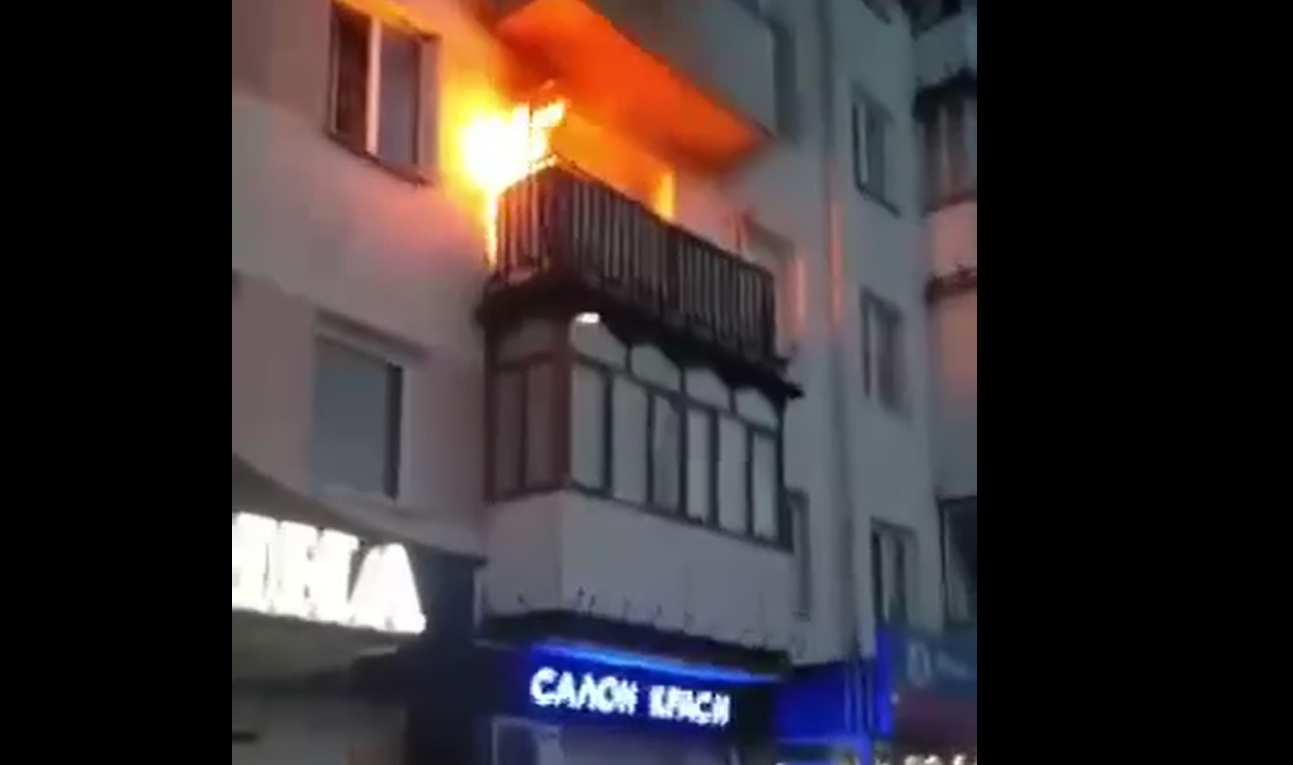 У Луцьку на Винниченка сталась пожежа в багатоквартирному будинку (відео)