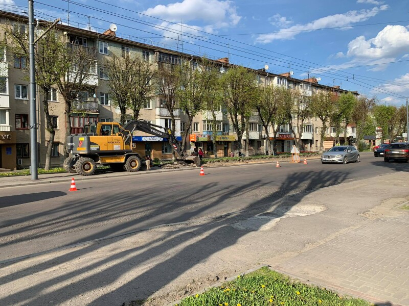 У Луцьку перекрили проспект Волі: як курсуватимуть маршрутки й тролейбуси