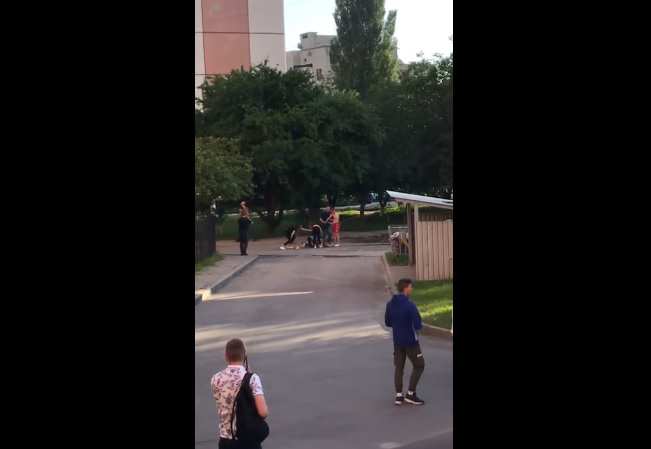 Під час масової бійки в Луцьку підліткові встромили в спину ніж (відео)