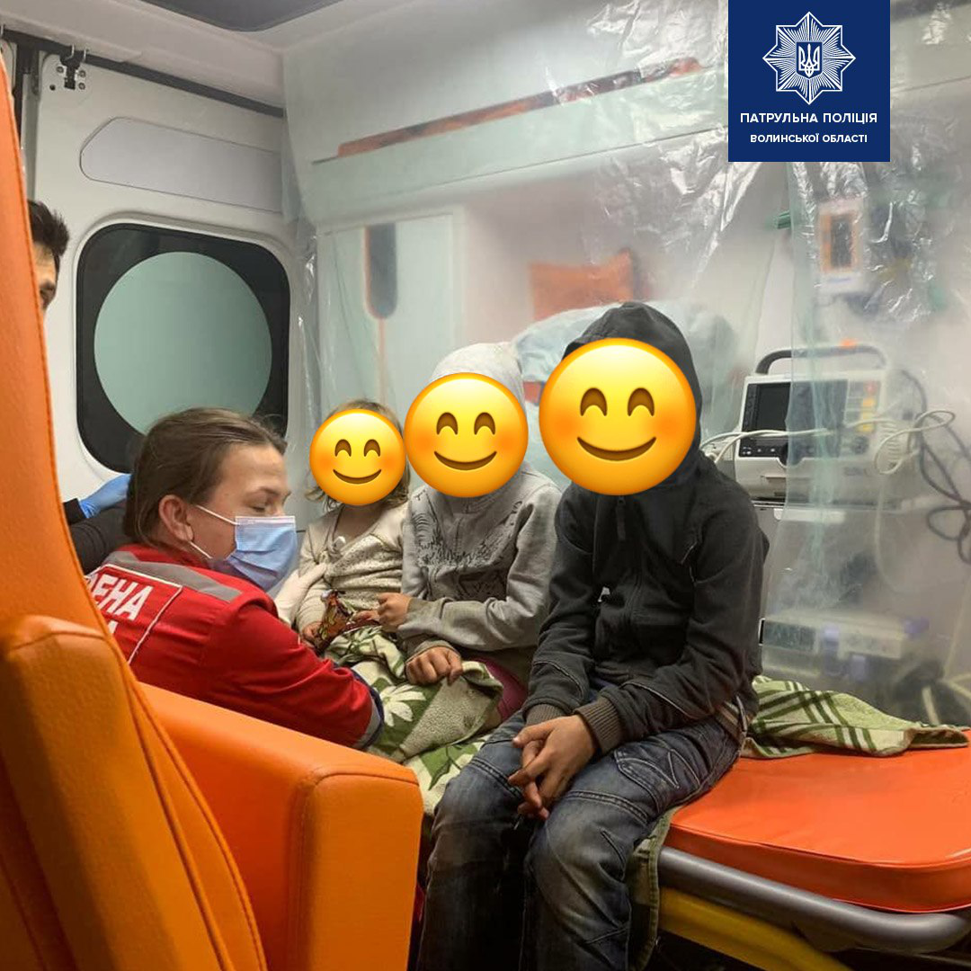 Йшли до дідуся: у Луцьку пізно ввечері знайшли трьох малолітніх дітей (фото)