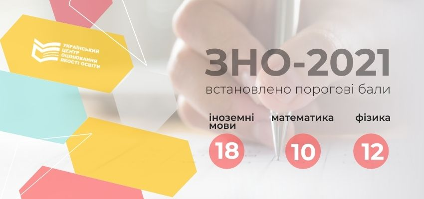 В Україні вирахували порогові бали для шести предметів ЗНО