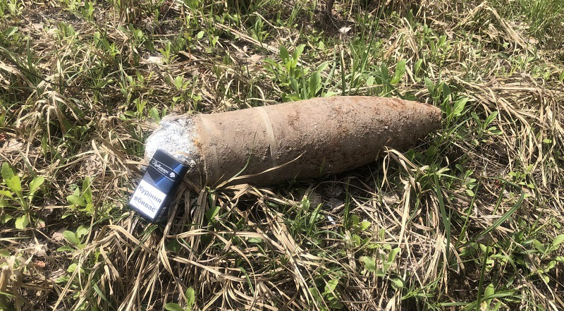 У Нововолинську знайшли артилерійський снаряд