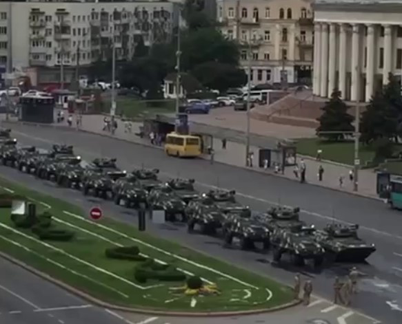 Величезні затори: як у Києві готують парад до Дня Незалежності