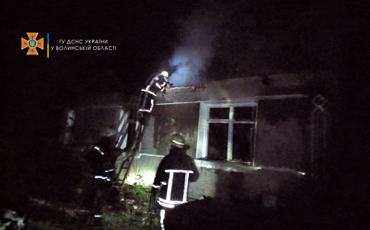 У Володимир-Волинському районі на місці пожежі знайшли тіло пенсіонерки