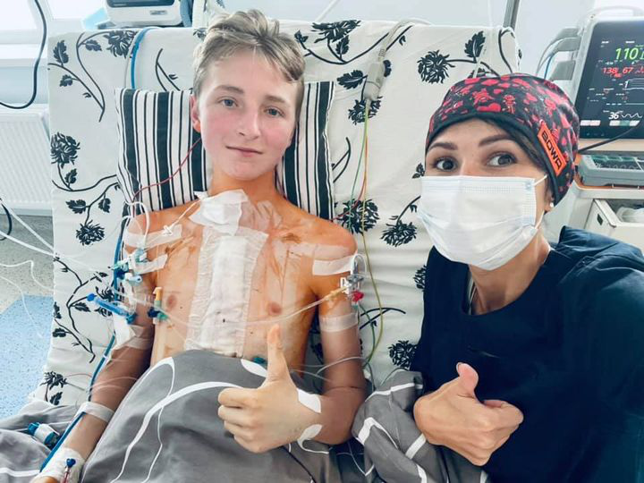 «Політ нормальний»: 13-річний волинянин, якому пересадили серце, вже став на ноги