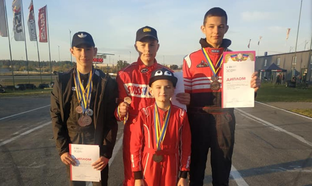Юні лучани стали чемпіонами України з картингу (фото)