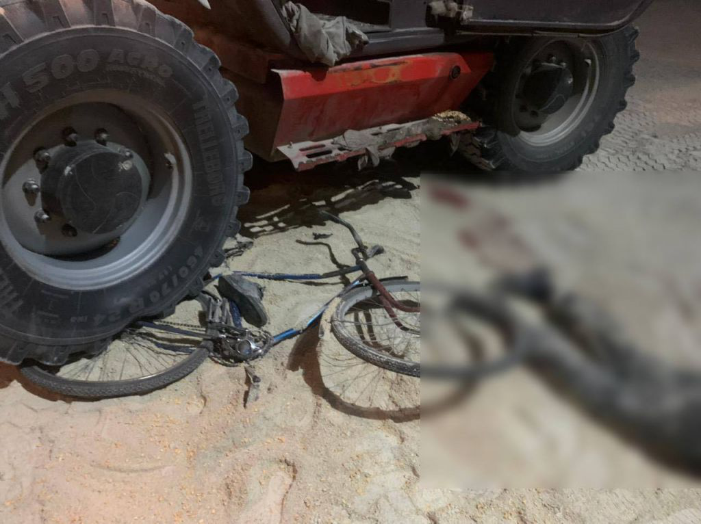 На Волині навантажувач на смерть розчавив велосипедиста (фото, відео)