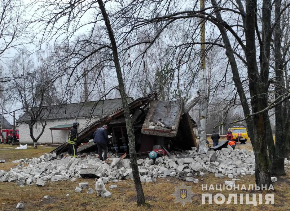 У селі на Ратнівщині вибух знищив шкільну котельню (відео, фото)