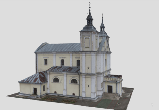Розробили 3D-модель костелу Іоакима та Анни у Володимирі