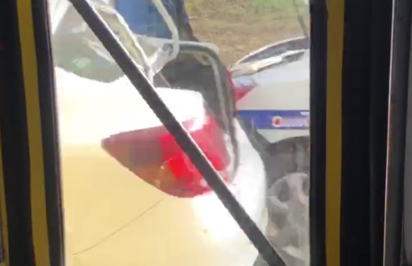 У Луцьку на Набережній сталася ДТП за участю таксі Bolt (відео)