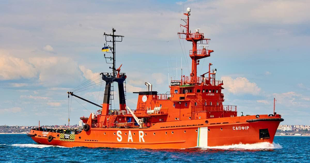 Росія захопила рятувальне судно «Сапфір» поблизу острова Зміїний