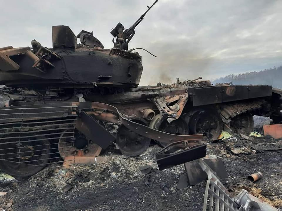 На Миколаївщині українські військові знищили величезну колону військ РФ