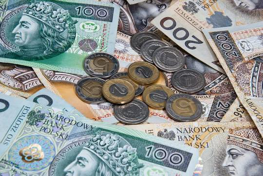 Польські банки обмінюватимуть готівкові гривні на злоті