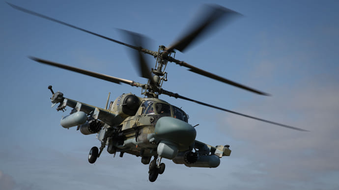 На Харківщині російський вертоліт обстріляв свої ж позиції