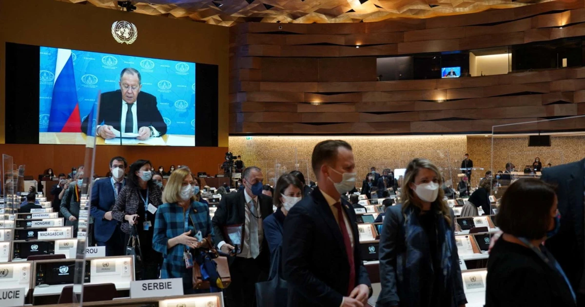 росія, яку покарали у Раді ООН з прав людини, оголосила, що образилася і йде