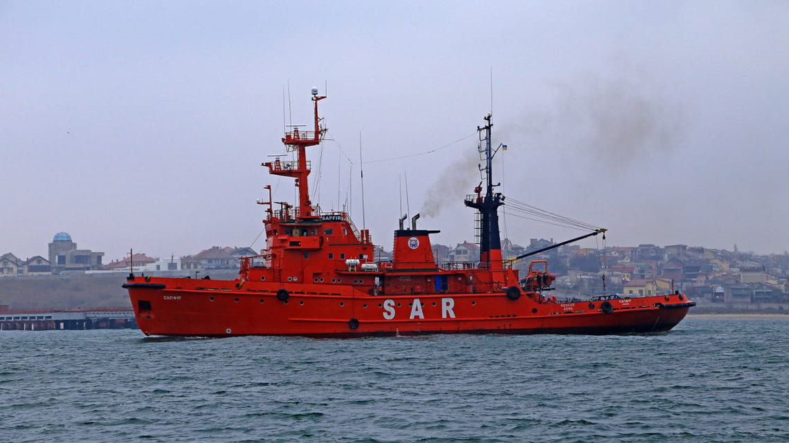 Україна повернула захоплене росіянами рятувальне судно «Cапфір»